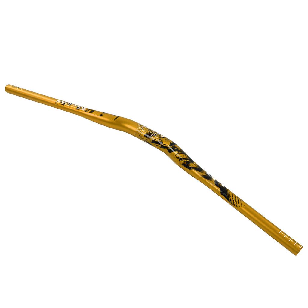 Hjulspor Styrefeste Erstatning Aluminiumslegering Sykkel Riser Bar 31.8mm Monteringsdiameter Gul