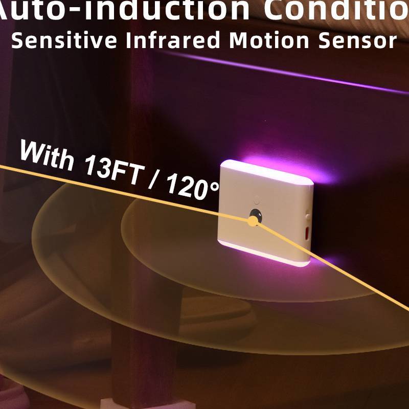 Modern Geometric Night Light With Rechargeable For Home Decor And Gifts