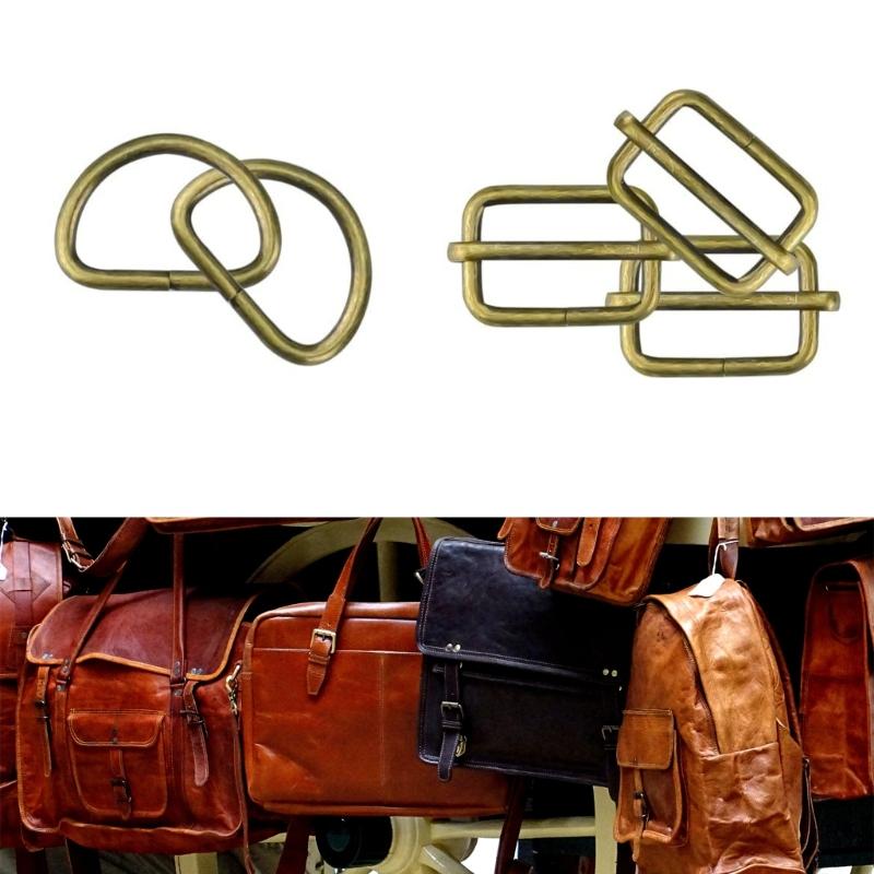 50Pieces Swivels Snap Hook, Metal Drings, Triglide Slide Buckles for DIY Handicrafts Backpacks Handbag Purse