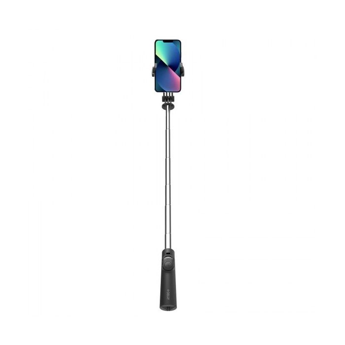 Trépied Selfie Stick - CELLY - CLICKSFSTICKBK - Noir - Télécommande Incluse - Longueur Réglable