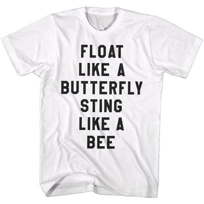 Muhammad Ali Float Like A Butterly Sting Like A Bee Quote Men's T Shirt Unisex T-Shirt