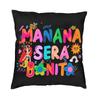 Manana Sera Bonito Colombian Music Singer Karol G Cushion Cover x Velvet Pillow Case for Car Square Pillowcase Decoration