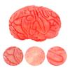 1Pc Halloween Prop Bloody Scary Fake Organ Human Realistic-looking Brain Body Parts for Halloween Party Accessories Dark Red