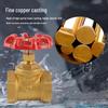 4-Point DN15 All-Copper Shut-Off Valve, 1-Inch High Temperature Steam & Air Conditioning Water Meter Switch Valve