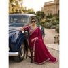 ROYAL MALAY SATIN SILK PARTYWEAR SAREE