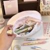 Cute Dog Pencil Pouch Large Capacity Coin Purse Cartoon Puppy Quilted Pencil Case  Girls Student