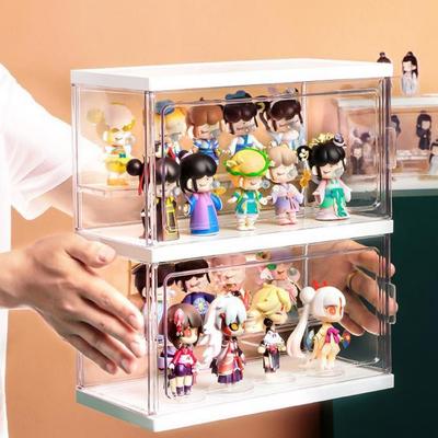 Blind Box Storage Display Rack Bubble Mart Transparent Acrylic Doll Display Box Handmade Doll Storage