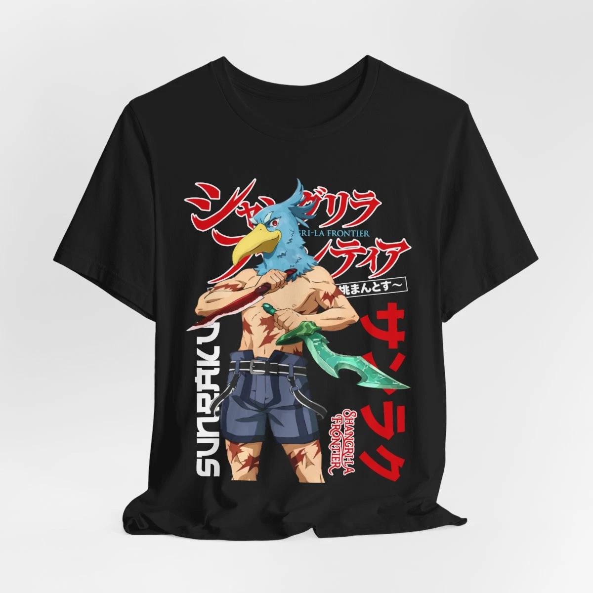 Sunraku Shangri-La Frontier anime manga otaku Funny Gift Unisex T-Shirt S