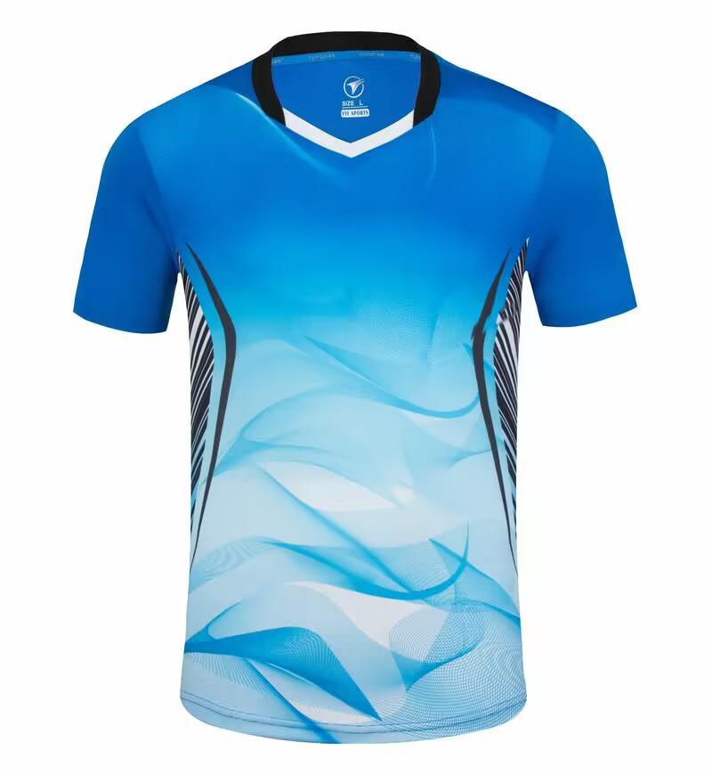 Unisex Short Sleeve Team Uniform for Badminton/Table Tennis - Couples Style
