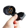 13 To 7 Pin Plug Socket Waterproof Truck Towing Electric Adapter For European Standard Trailer Converter Tow Accessorie