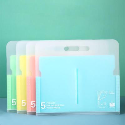 A4 Transparent Accordion Document Storage Bag