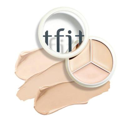High Coverage Flawless Concealer K-Beauty Cover Up Pro Multi-Shade Correction Base