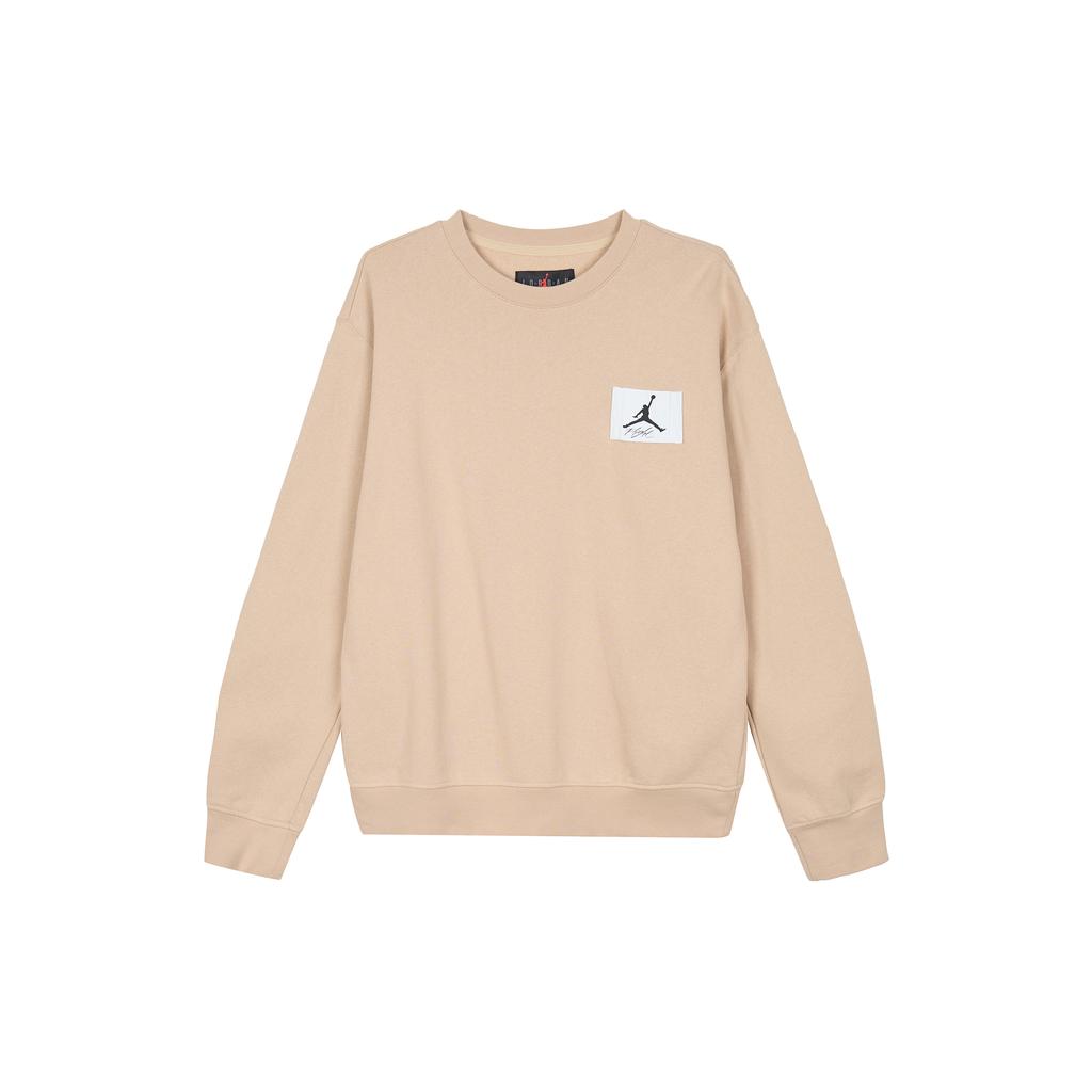 Jordan Sweatshirts Men's Desert Yellow Crew Neck Moderate Regular FB3910-277