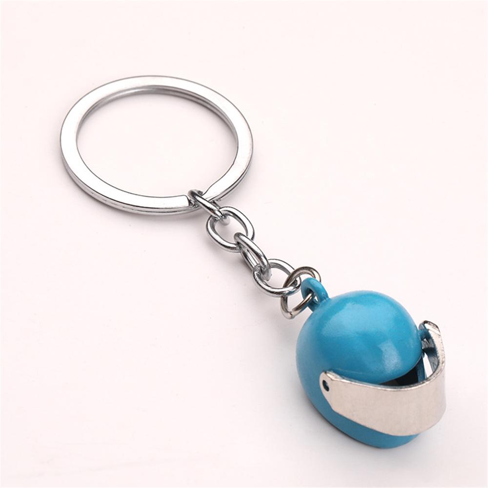 New Motorcycle Helmets Key Chain For Women Men Cute Safety Helmet Car Keychains Bags Accessories Key Ring Gift Jewelry