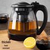 Heat-Resistant Large Glass Teapot & 4-Cup Set
