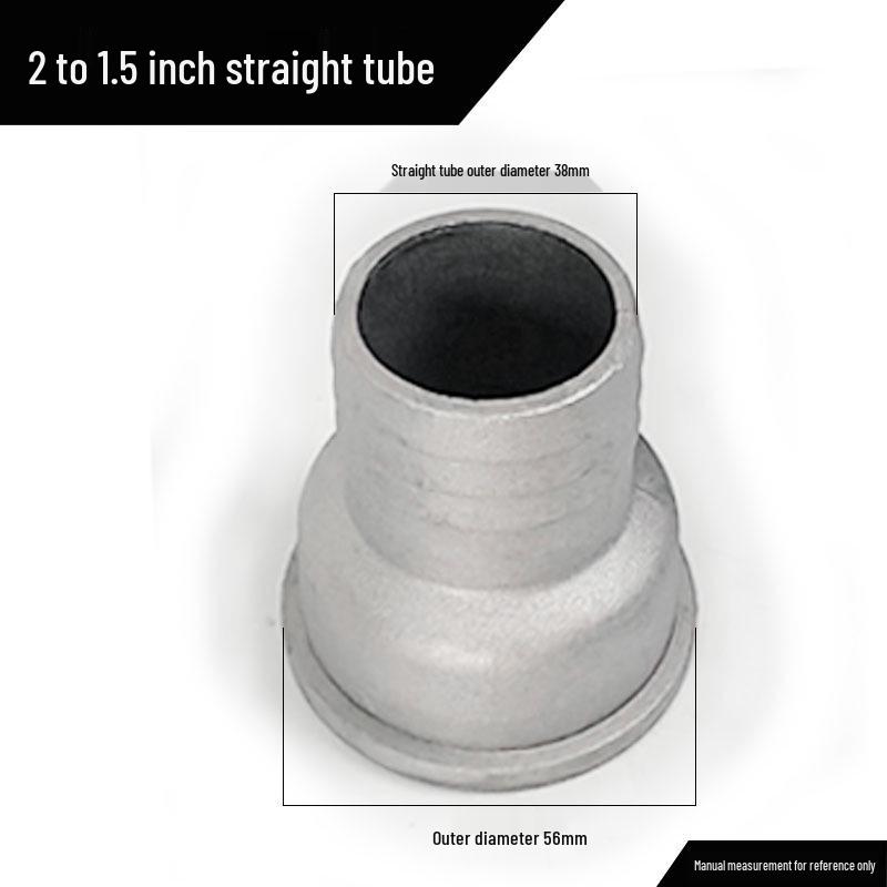 Gasoline Engine Water Pump Complete Accessory Set: Self-Priming Pump with 2/3/4 Inch Aluminum Connector, Straight Pipe, and Flat Washer.