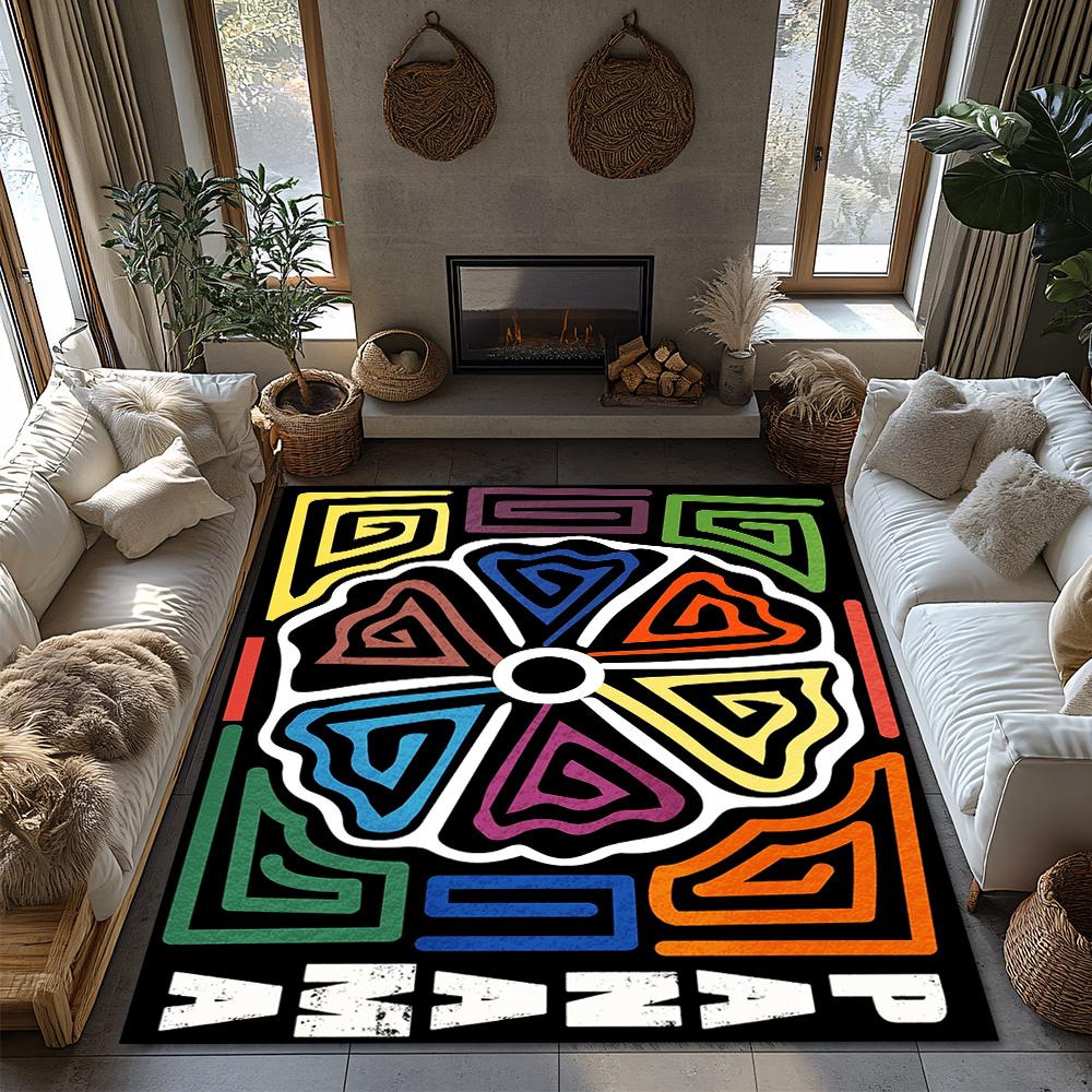 Unique Pattern Floor Mat Doormat Washable Home Decor Entrance Rug Non Slip Modern Abstract Art Carpet Living Room Kitchen Mat