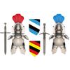 Medieval Military Noble Knights Building Blocks Figures Accessories Helmet Armor Shield Sword MOC Bricks Toys Friends Gifts