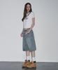 Ledeoli Dunk Washed Bermuda Denim Pants [Light Blue]