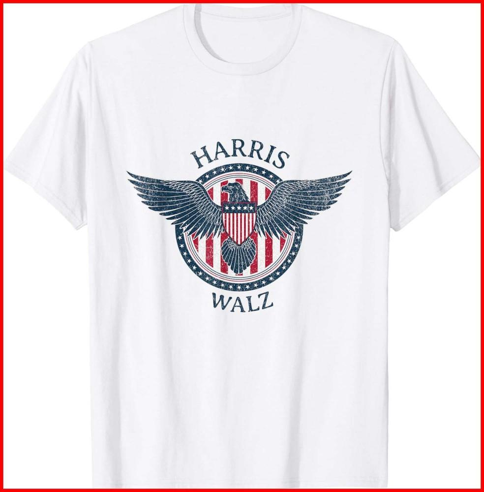 Kamala Harris Tim Walz Waltz White T-Shirt Unisex T-Shirt S