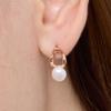 [LsSHOP] 14K Serene Pearl Earrings (Gold Plated)_LJ5085BRE