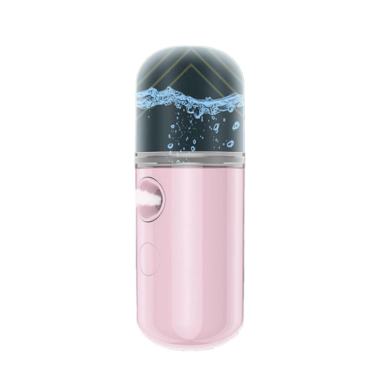 

Мини Портативный Паровой Аппарат Для Лица Для Путешествий Дома USB Перезаряжаемый Увлажнитель Лица Инструмент Красота Спрей Увлажняющий Аппарат розовый