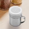 Cooking Dredges Seasonings Shakers Stainless Steel Dredge with Lids Rustproof Fine Mesh Dredges Versatile Condiment Shaker