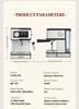 Coffee Machine MK-901 20Bar, Cappuccino Machine with Milk Cream Steam Stick, Semi-automatic Self-service Restaurant Gift