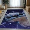 Cartoon S-Stich Kawaii Monster Wohnzimmer Rutschfester Teppich Weicher Teppich für Schlafzimmer Kinderzimmer Spielzimmer Sofa, Heimdeko Fußmatte Geschenk