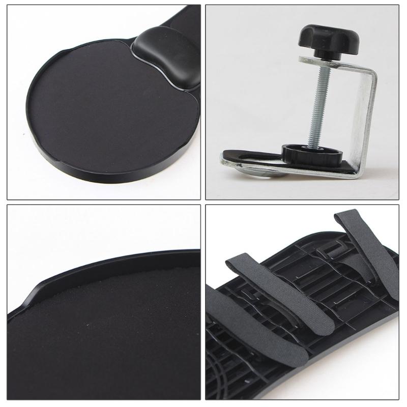 Schreibtischstuhl Armlehne Mauspad Mit Rutschfestem Handgelenkpolster Anti-Fall-Design ABS-Konstruktion Computertischverlängerung Für Homeoffice