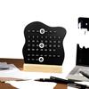Handcrafted Acrylic Perpetual Calendar with Design for Desktop Decoration