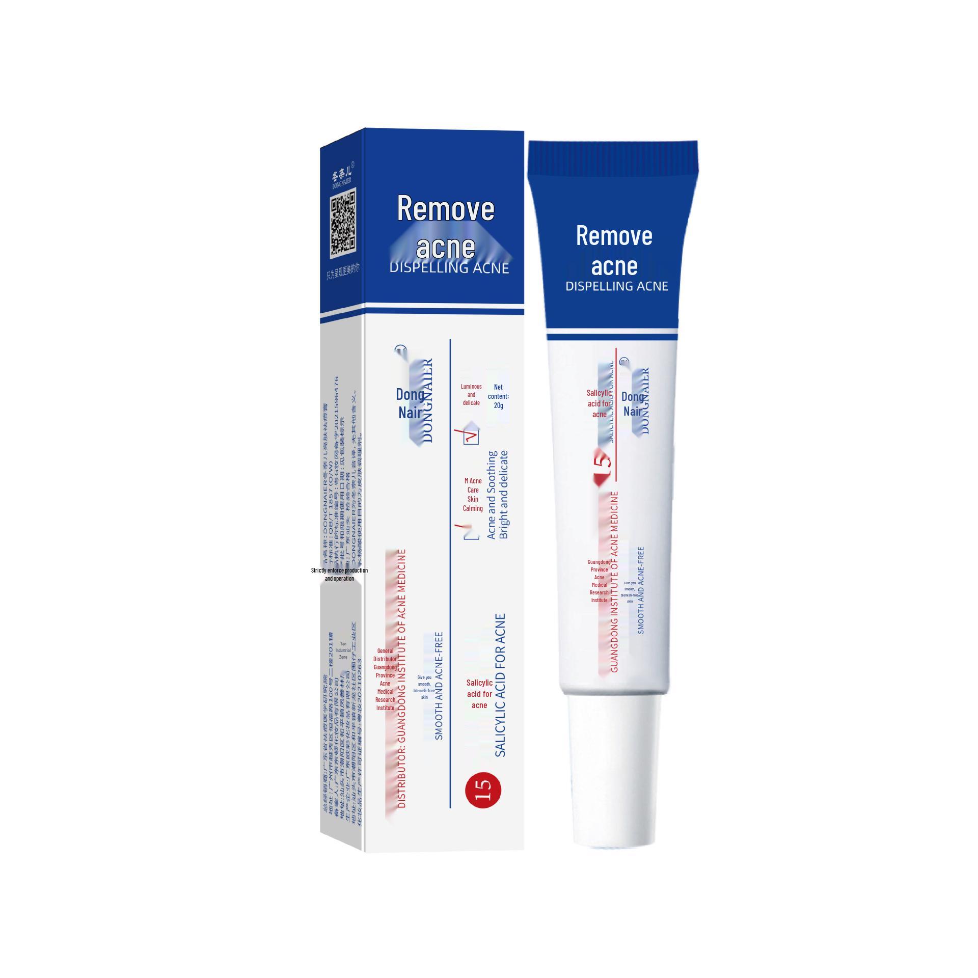 Dongnaier Acne Clearing Salicylic Acid Cream, Gentle Spot Remover and Skincare Essence Dongnaier Salicylic Acid Acne Cream 20g