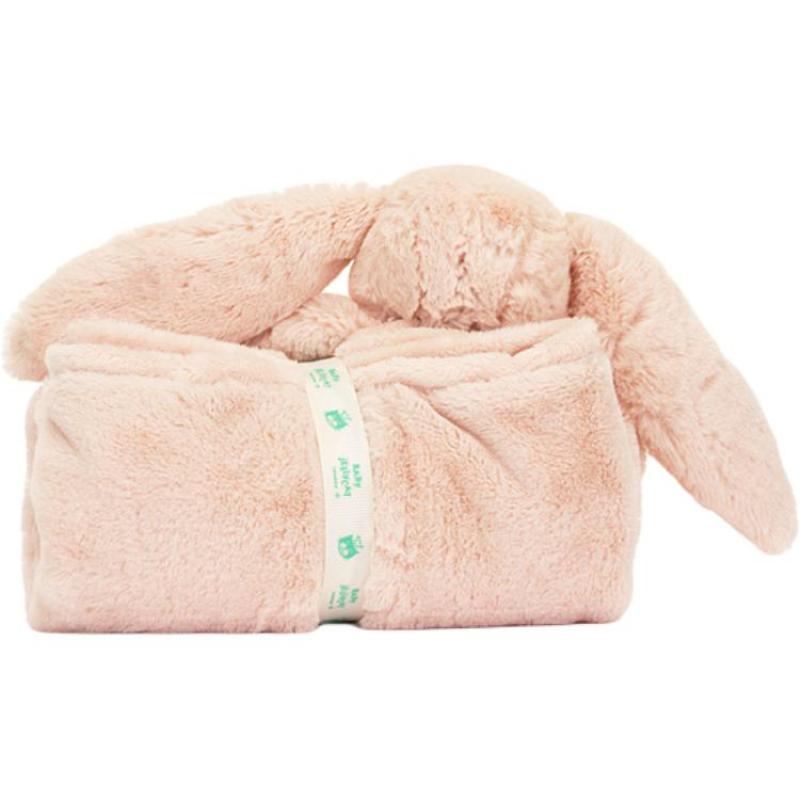 JELLYCAT Shy Series Bonnie Rabbit Rouge Pink Blanket Soothing Towel