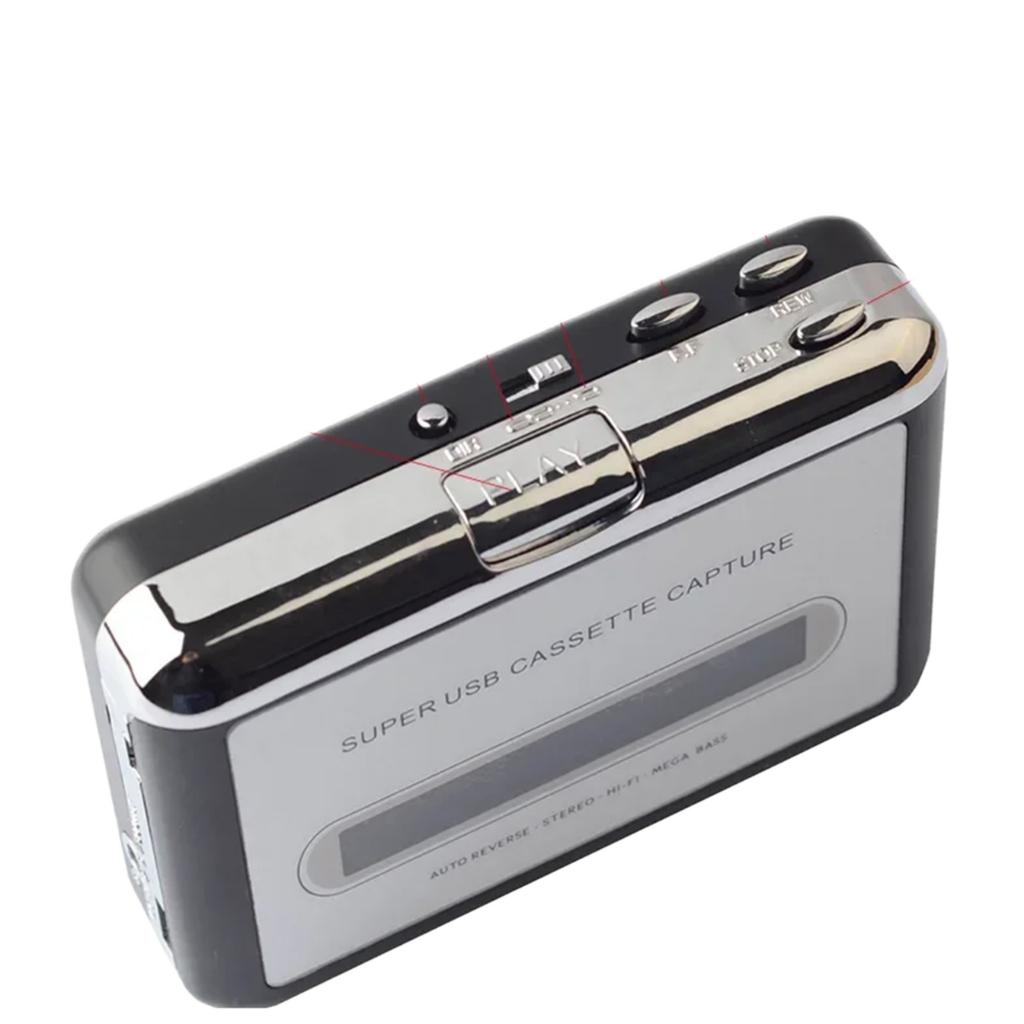 Ready Stock Portable Cassette Record Tape Player to MP3 CD Converter USB Recording Audio Play