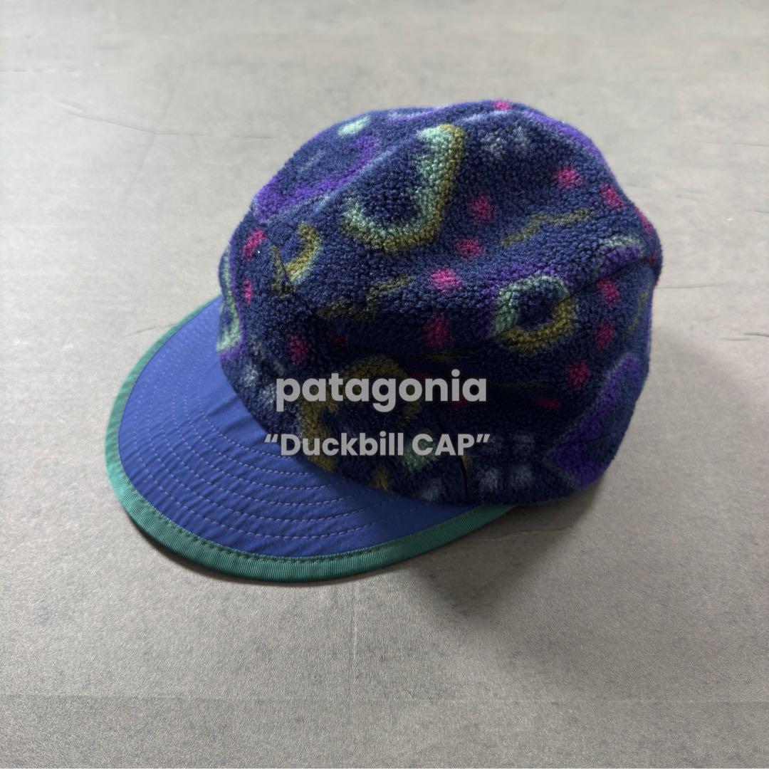 

[USED] Patagonia Snow-Free 90s Synchilla Duckbill Cap, All-Over Print, Vintage