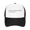 Lehman Brothers Risk Management Mesh Baseball Cap Men Custom Trucker Hat Summer Y2k Retro Outdoor Gym Sun Visor Baseball Caps