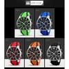 SKMEI Men's Silicone Casual Sports Watch Big Face Waterproof Chronograph Analog Date Luminous Black High-End Gift