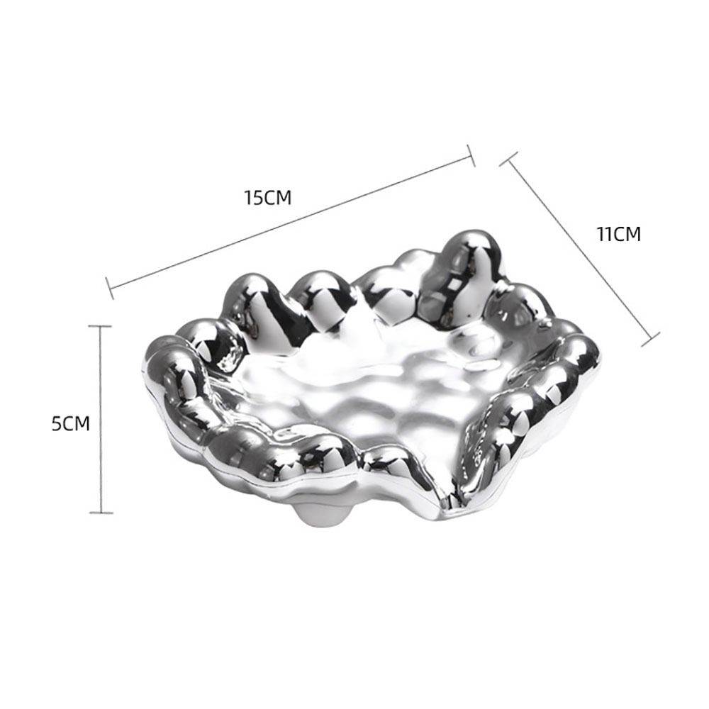 Zlatá/Stříbrná Mýdlenka Nakloněný Design Krabička na Mýdlo Vysoce kvalitní Držák na Mýdlo