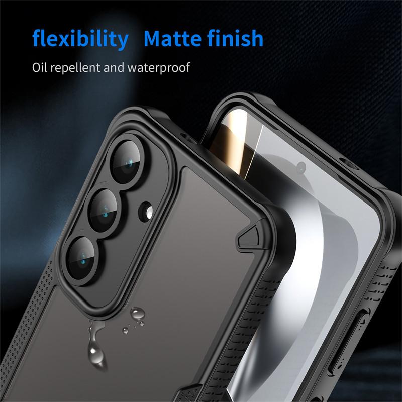 For Samsung Galaxy S25 FE Case Samsung S25 FE Cover TPU Border Durable Matte Bumper Protective Phone Cases S25 Edge Ultra Plus