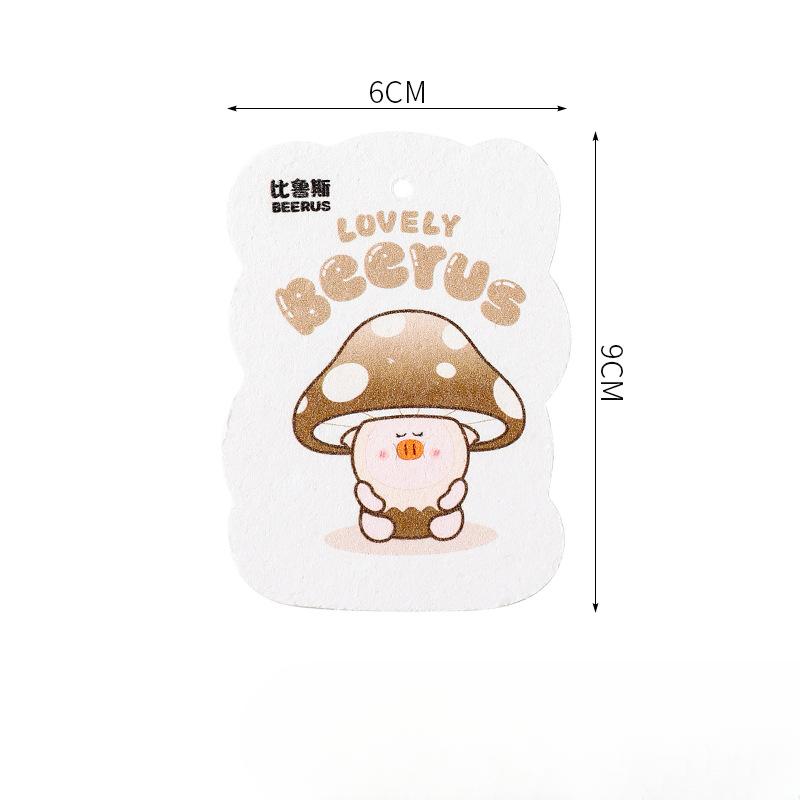 Compressed Wood Pulp Sponge Kitchen Cleaning Sponge Absorbent Non-oil Sponge Magic Wipe Mahjong Pattern Dishwashing Wipe