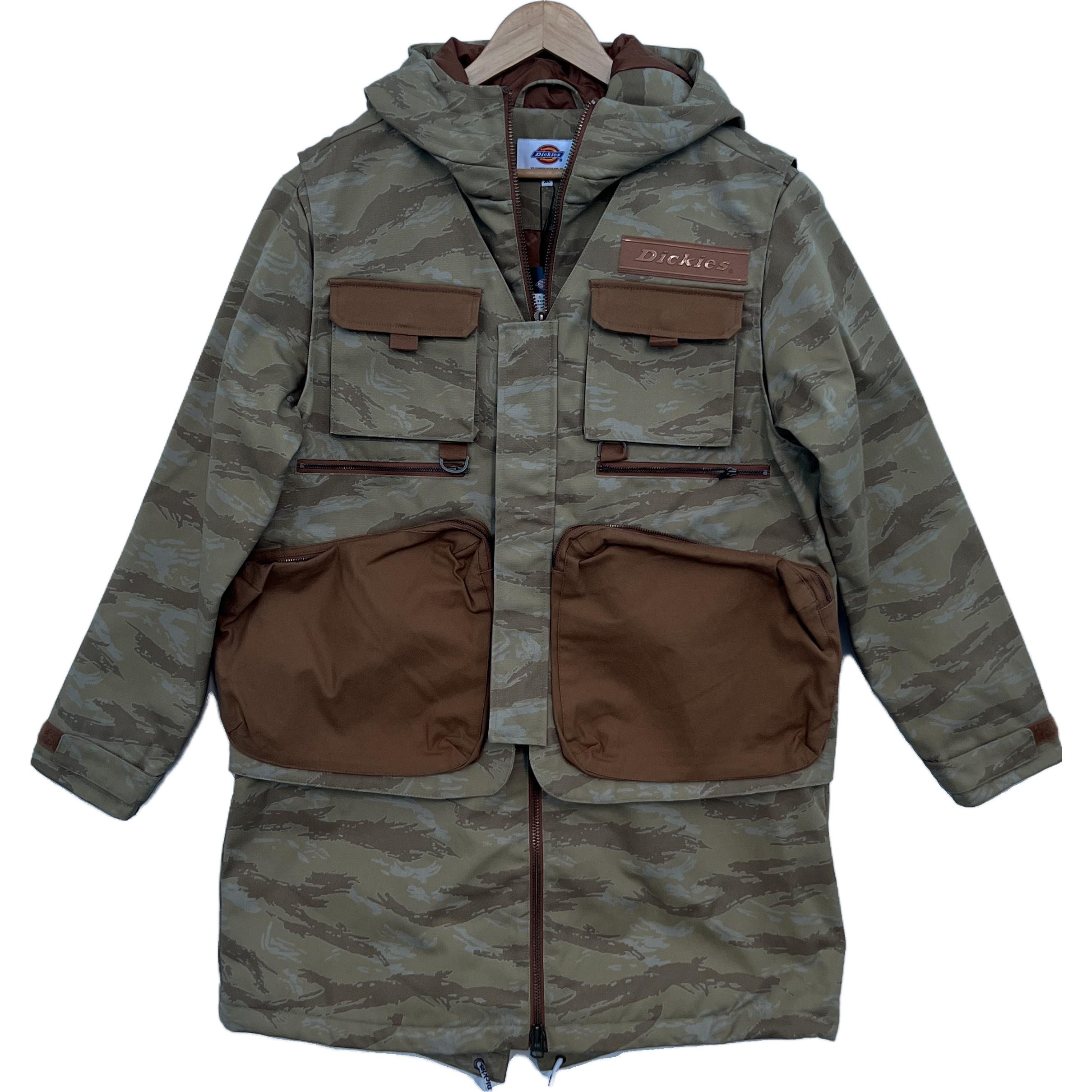 Куртки Dickies Мужские Земляной Желтый С Капюшоном Умеренные Другие DK006850CH11 S gray