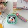 Creative Three-dimensional Cartoon Coin Bag Cute Silicone Small Square Bag Mini Keychain Student Backpack Pendant Bag Gift
