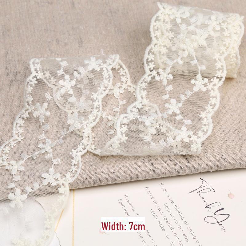 

Аксесуари для волосся та одягу з французькою вишивкою ручної роботи, мереживо, метелики