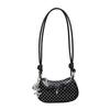 Women's Crossbody Bag, Comes with a Pendant. Crescent-shaped Shoulder Bag, Suitable for Daily Wear, Shopping, and Dates, Sweet and Cool Style.