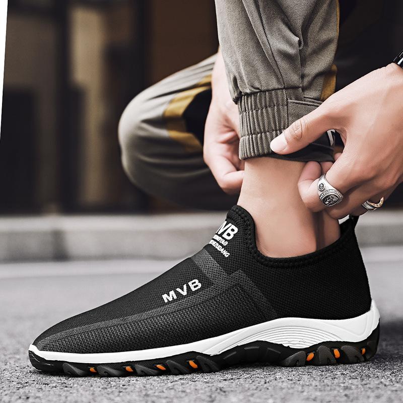 One pedal 2021 summer new Korean version outdoor breathable comfortable casual shoes cover feet large size sports style lazy shoes