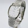 Used Vintage SEIKO Chariot Men's Watch Square Slim Dress Watch Old White Dial