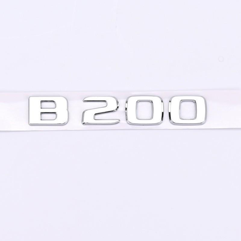 Emblemi Coda e Cilindrata Compatibili per Mercedes-Benz Classe B: B180, B200, B220, B260