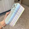 iPhone 14-17 Pro Max Solid Color Heart Window Soft Case