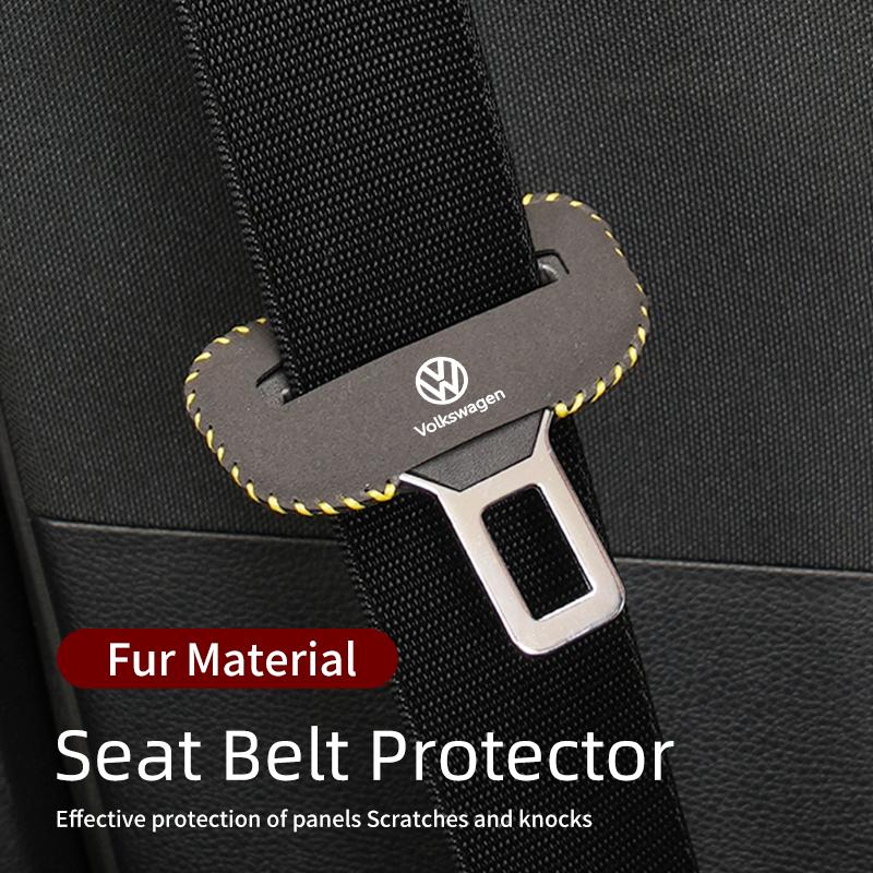 Universal Car Seat Belt Buckle Cover Protector Safety Belt Anti-scratch Cover For VW Scirocco Jetta Beetle Golf Passat Polo wsdm9