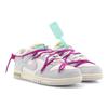 Off-White x Nike Dunk Low Lot 21 von 50 Unisex-Sneaker Sail Neutral-Grau Hyper-Violett DM1602-100